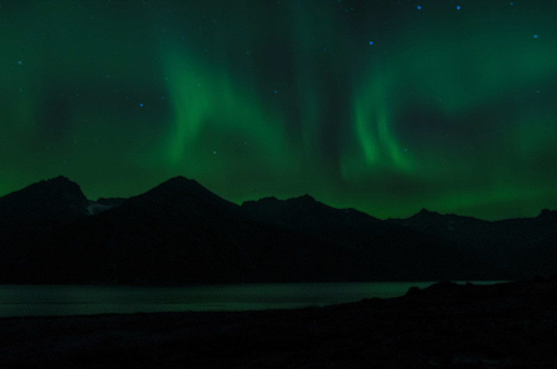04 - Groenlandia - aurora boreal - fiordo Tasermiut - campamento Tasermiut